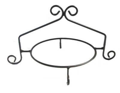 Wrought IronPIE PLATE STAND - Wrought Iron Single Tier Rack in Satin Black USA HANDMADELongabergerpie rackSaving Shepherd