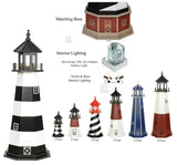 LighthouseCAPE CANAVERAL LIGHTHOUSE - Florida USAF Working ReplicaCape CanaveralFloridalighthouse2 FeetYes (Lighthouse + Base + Revolving gallery bulb + Interior LightingWoodSaving Shepherd