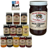 JamSOUR CHERRY JAM - Amish Homemade Sweet & Tart Fruit SpreadcherriescherrySaving Shepherd