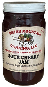 JamSOUR CHERRY JAM - Amish Homemade Sweet & Tart Fruit SpreadcherriescherrySaving Shepherd