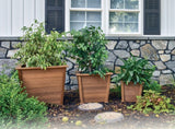 POLY LUMBER PLANTER - All Season Square Patio Plant BoxesRegularMahoganySaving Shepherd