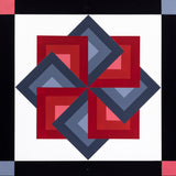 STAR SPIN BARN QUILT - Hand Painted "Twilight" Design