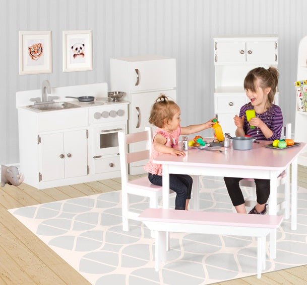 Handmade Furniture CHILDREN'S COMPLETE KITCHEN PLAY SET - Sink Stove Oven  Refrigerator in 10 Finishes – Saving Shepherd