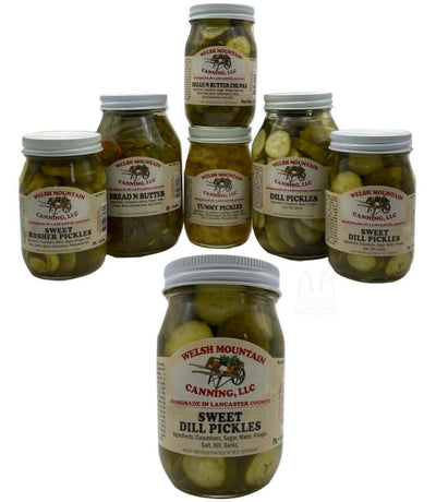 PicklesSWEET DILL PICKLES - 16 & 32 oz Jars Amish Homemade in Lancaster USAdillfarm marketSaving Shepherd