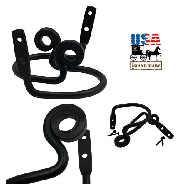 Wrought Iron CURTAIN TIE BACKS - Hand Forged – Saving Shepherd