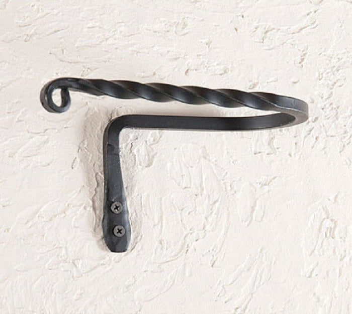 Wrought IronTWISTED WROUGHT IRON TOILET TISSUE PAPER HOLDER - Hand Forged by Amish BlacksmithaccessoriesaccessorySaving Shepherd