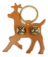 Door ChimeLEATHER REINDEER DOOR CHIME - BUCK with BRASS SLEIGH BELLS - Amish Handmade in USAbellsbuckSaving Shepherd