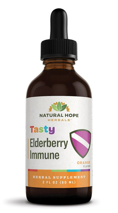 Herbal SupplementTASTY ELDERBERRY - Orange Flavor Immune System Support Herbal Tonicchildchildren'sSaving Shepherd