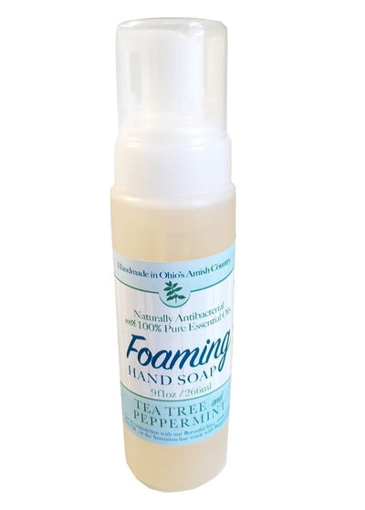Hand Soap & SanitizerTea Tree & Peppermint Foaming Hand Soap & Sanitizer - Natural Anti-Bacterial with 100% Pure Essential OilsACEall naturalbathSaving Shepherd