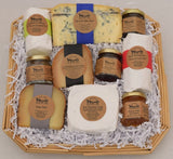 Food Gift BasketsTHINKING OF YOU GIFT BASKET - 6 Artisanal Cheeses with 4 Pairing CondimentsbundledelicacySaving Shepherd