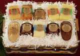 Food Gift BasketsTREASURE OF PLEASURE GIFT BASKET - Cheeses Condiments & Fudge in Hand Woven Basketbundledelicacyfarm marketGoot EssaSaving Shepherd