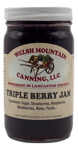 JamTRIPLE BERRY JAM - Strawberry Blackberry Black Raspberry Blend USAdipfarm marketjam1 (8oz jar)Saving Shepherd