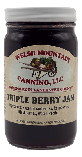 JamTRIPLE BERRY JAM - Strawberry Blackberry Black Raspberry Blend USAdipfarm marketSaving Shepherd