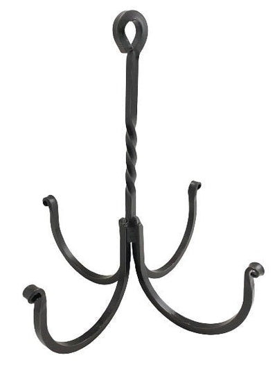 Herb Hook4 ARM HERB HOOK - Heavy Duty Amish Hand Forged Twisted Wrought Ironcurbsaving shepherdSaving Shepherd