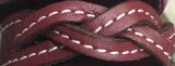 BRAIDED LEATHER BRACELET - Amish Handmade Men's Women's Cuff Wrap in 12 COLORS