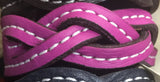 BRAIDED LEATHER BRACELET - Amish Handmade Men's Women's Cuff Wrap in 12 COLORS