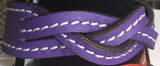 BRAIDED LEATHER BRACELET - Amish Handmade Men's Women's Cuff Wrap in 12 COLORS