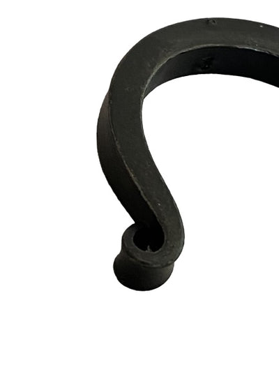 hook6½" TWISTED WROUGHT IRON S HOOKS - Amish Hand Forged with ScrollsblacksmithironSaving Shepherd