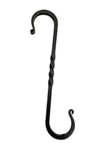 hook8½" TWISTED WROUGHT IRON S HOOKS - Amish Hand Forged with ScrollsblacksmithironSaving Shepherd