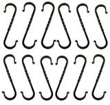 hook6½" TWISTED WROUGHT IRON S HOOKS - Amish Hand Forged with ScrollsblacksmithironSaving Shepherd