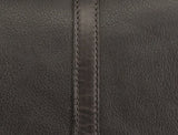 SADDLE BAG - Stitched Leather Purse with Concho - 3 Colors 2 Sizes