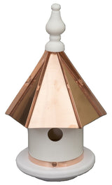 BirdhouseWREN BIRDHOUSE - Azek Vinyl Bird Condo with Copper Roof & Trimbirdbird houseSaving Shepherd