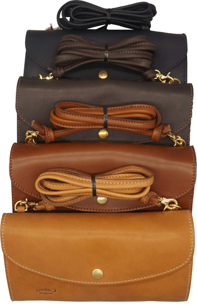 WalletDELUXE CROSS SHOULDER WALLET - Soft Oil Tanned Leather in 4 Colorsgenuine leatherleatherSaving Shepherd