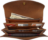 WalletDELUXE CROSS SHOULDER WALLET - Soft Oil Tanned Leather in 4 Colorsgenuine leatherleatherSaving Shepherd