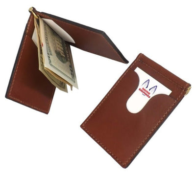 WalletLEATHER DELUXE MINI LENTZ WALLET - Pump Handle Money Clip & 4 Card Slotscard walletcredit cardSaving Shepherd