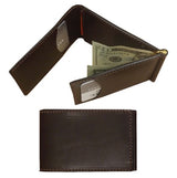 WalletLEATHER LENTZ WALLET - Pump Handle Money Clip & 5 Card Slotscard walletcredit cardSaving Shepherd