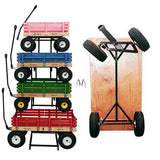 WagonFULLY LOADED DOUBLE TANDEM WAGON - 3 Deluxe Maple Cushioned Benches All Terrain TiresAmishWheelsfun & gamesSaving Shepherd