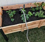 Raised Garden Bed2' x 2' RAISED GARDEN BED - Red Cedar Elevated Plant Boxgardengarden cartSaving Shepherd