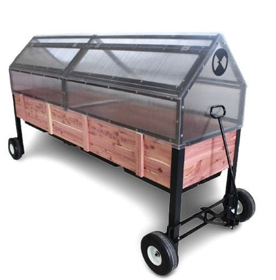 Raised Garden BedRAISED GARDEN BED WHEEL KIT - Amish Portable Greenhouse WheelsSaving Shepherd