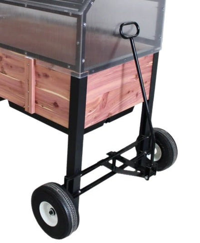Raised Garden BedRAISED GARDEN BED WHEEL KIT - Amish Portable Greenhouse WheelsSaving Shepherd