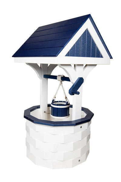 Wishing WellWISHING WELL - 39" Amish Handcrafted 4 Season Poly in 13 Colorslawn decoroutdoor furnitureSaving Shepherd