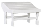 ADIRONDACK CHAIR FOOTREST - 4 Season Maintenace Free Poly Outdoor Ottoman in 19 Colors