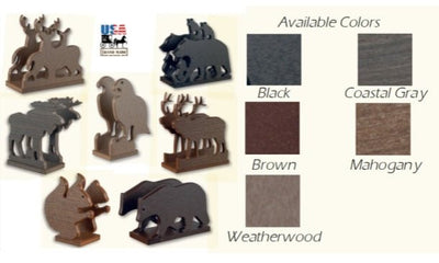Napkin Holders & DispensersWILDLIFE NAPKIN HOLDER - Eagle Bear Elk Moose Deer & Squirrelcountry accentcountry accentsSaving Shepherd