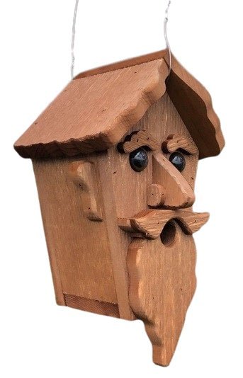 BirdhouseRUSTIC WIZARD BIRDHOUSE - Amish Handmade Mushroom Wood Housebirdbird houseSaving Shepherd