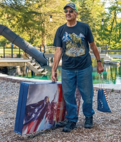 Cornhole Bag TossBEACH BOARDWALK CORN HOLE - Deluxe Poly Lumber Game Setcornholefun & gamesSaving Shepherd