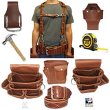 TAPE MEASURE HOLSTER - Amish Handmade Riveted Leather Rule Holder USASaving Shepherd