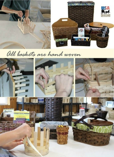Bread BasketBREAD BASKET - Amish Hand Woven Rattan Basketbasketbasketscountry accentLight OakSangria LinerSaving Shepherd