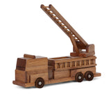 Wooden & Handcrafted ToysLARGE FIRE ENGINE - Handmade Working Ladder Rescue TruckchildrenchildrensSaving Shepherd
