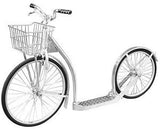 Kick Scooters20" ALUMINUM SCOOTER - Lightweight Silver Amish Foot Bike USAadultadult scooterSaving Shepherd