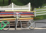 24"/20" ALUMINUM "BIG WHEEL" SCOOTER - Lightweight Amish Adult Foot Bike