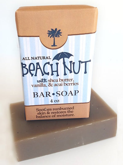 SoapBeach Nut Soap ~ All Natural Handmade Moisturizing Bar 3.5ozACEsoapSaving Shepherd