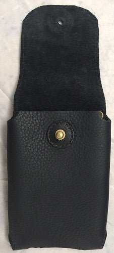 Handtooled LeatherHANDMADE LEATHER PHONE CASE & WALLET Large Belt Holster Sleeve iPhone6+ etc in BLACKbeltbelt clipSaving Shepherd