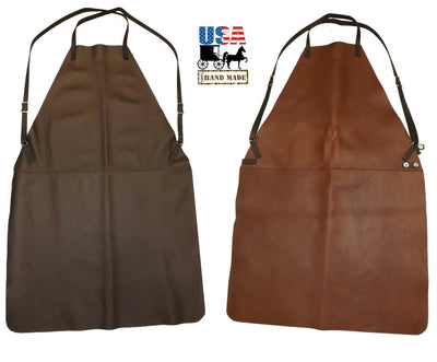 Leather ApronLEATHER APRON ~ Soft Multi-Purpose with Adjustable Waist USA HANDMADEAmishapronSaving Shepherd