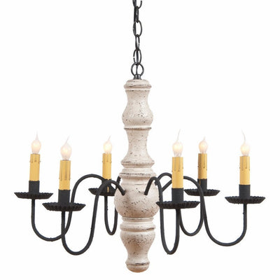 Country LightingWOOD & WROUGHT IRON CHANDELIER Handcrafted 6 Arm Candelabra Ceiling Light in 4 Finishesblackened tincandelabraSaving Shepherd