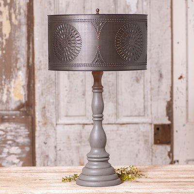 Country LightingDAVENPORT TABLE LAMP with MODERN FARMHOUSE Finishes and ShadelamplightSaving Shepherd