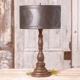 Country LightingDAVENPORT TABLE LAMP with MODERN FARMHOUSE Finishes and ShadelamplightSaving Shepherd